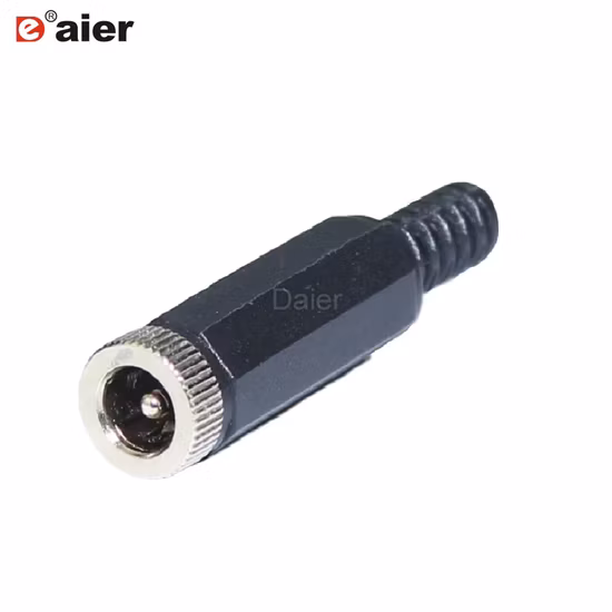 Conector de audio y vídeo de 2,5 mm/2,1 mm Adaptador hembra Enchufe de alimentación CC