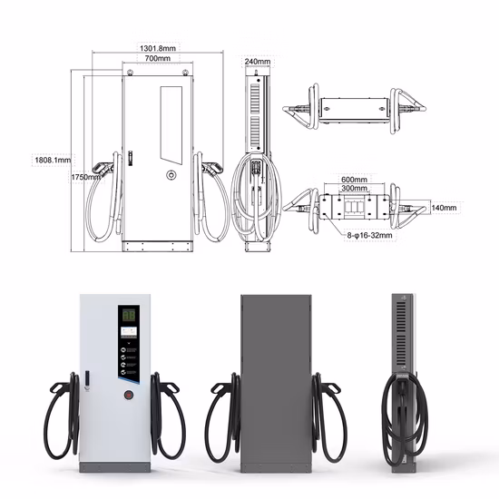 Soonplus 120kw 160kw DC Coche eléctrico EV Cargador de estación de carga Chademo CCS Gbt Enchufe OEM Vehículo de alimentación